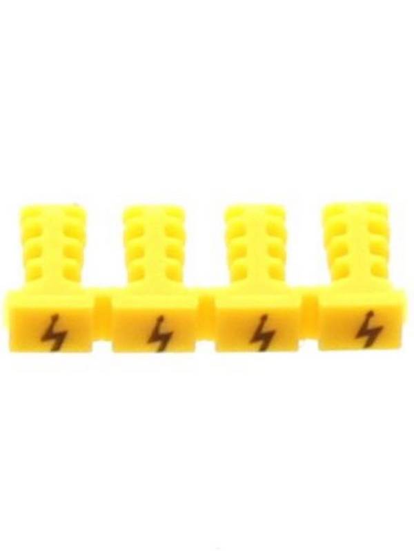 CONTA-CLIP FAD 1,5/4/B YE, Abdeckung, Länge: 3,4 mm, Breite: 15,7 mm