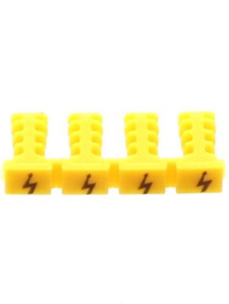 CONTA-CLIP FAD 1,5/4/B YE, Abdeckung, Länge: 3,4 mm, Breite: 15,7 mm-0