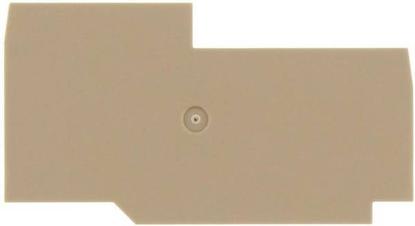 CONTA-CLIP FAPIK 2,5/3 BG, Abschlussplatte, Breite: 1,5 mm, Farbe: Beige