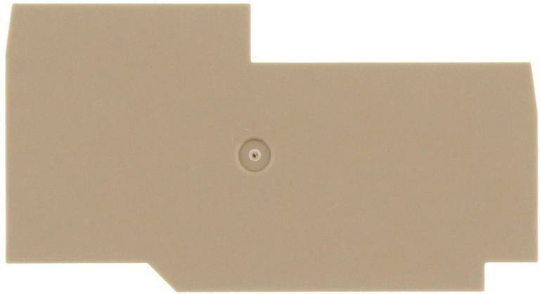 CONTA-CLIP FAPIK 2,5/3 BG, Abschlussplatte, Breite: 1,5 mm, Farbe: Beige-0