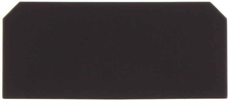 CONTA-CLIP AP SI-1 BK, Abschlussplatte, Breite: 1,5 mm, Farbe: Schwarz-0