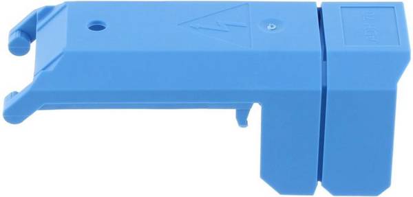 CONTA-CLIP ADH 70 BU, Abdeckprofil, Länge: 86,8 mm, Breite: 31,9 mm, Farbe: Blau