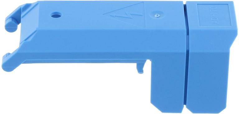CONTA-CLIP ADH 70 BU, Abdeckprofil, Länge: 86,8 mm, Breite: 31,9 mm, Farbe: Blau-0