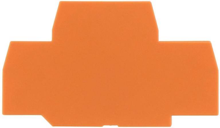 CONTA-CLIP FAPD 2,5 OG, Abschlussplatte, Breite: 1,5 mm, Farbe: Orange-0