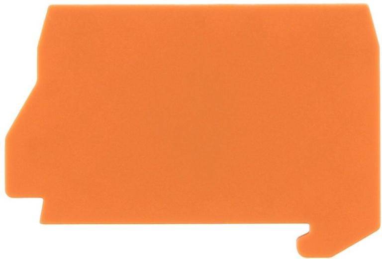 CONTA-CLIP FAPI 2,5-4/2A OG, Abschlussplatte, Breite: 1,5 mm, Farbe: Orange-0