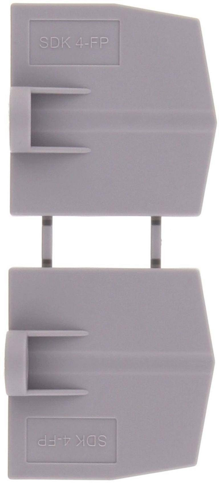 CONTA-CLIP SDK 4-FP GR, Flanschplatte, Farbe: Grau, SKU: 17432.6-0