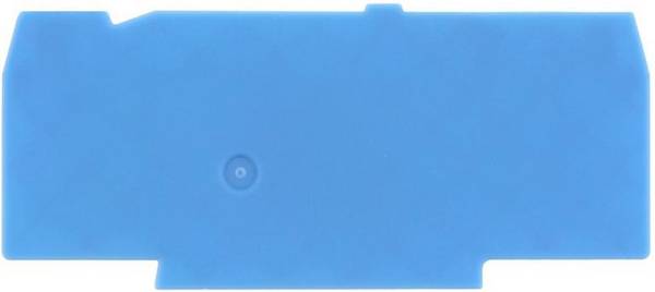 CONTA-CLIP FAPT 2,5/3A BU, Abschlussplatte, Breite: 1,5 mm, Farbe: Blau