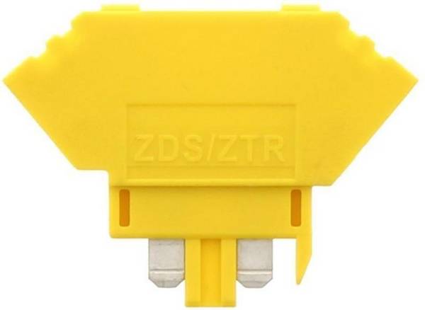CONTA-CLIP ZDS 4/ZTR, Trennstecker unbestückt, Farbe: Gelb, SKU: 3615.2