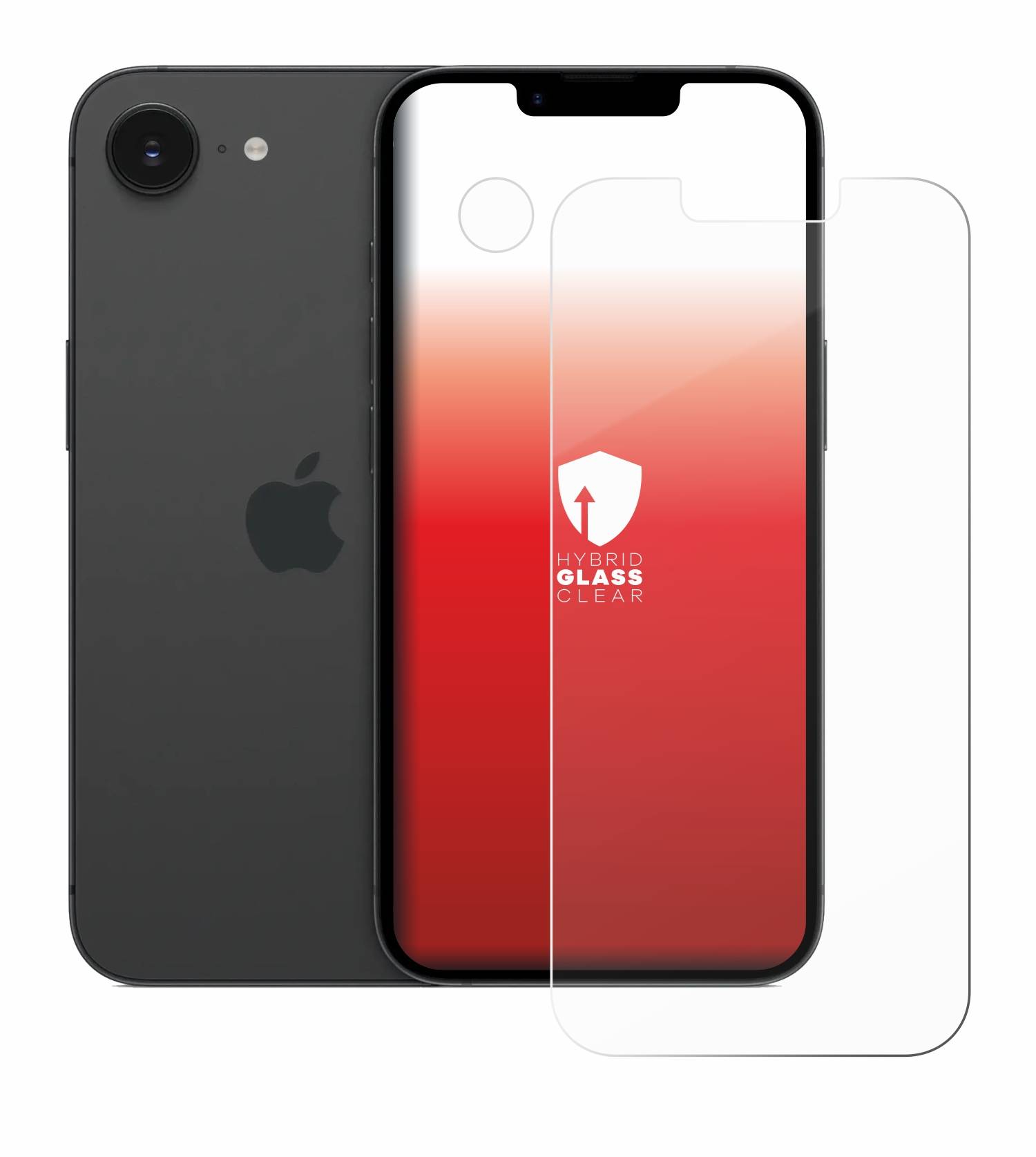 upscreen Schutzglas für Apple iPhone 17e (Display+Kamera) Schutzfolie Panzer Folie Glas Display Schutz klar-4
