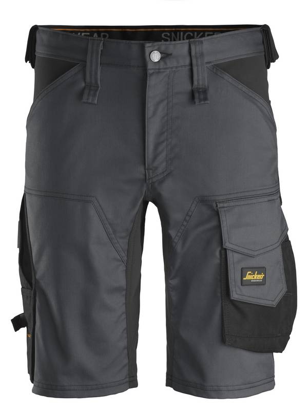 AllroundWork, Stretch Shorts - Gr. 56 - Steel Grey - Black (1)