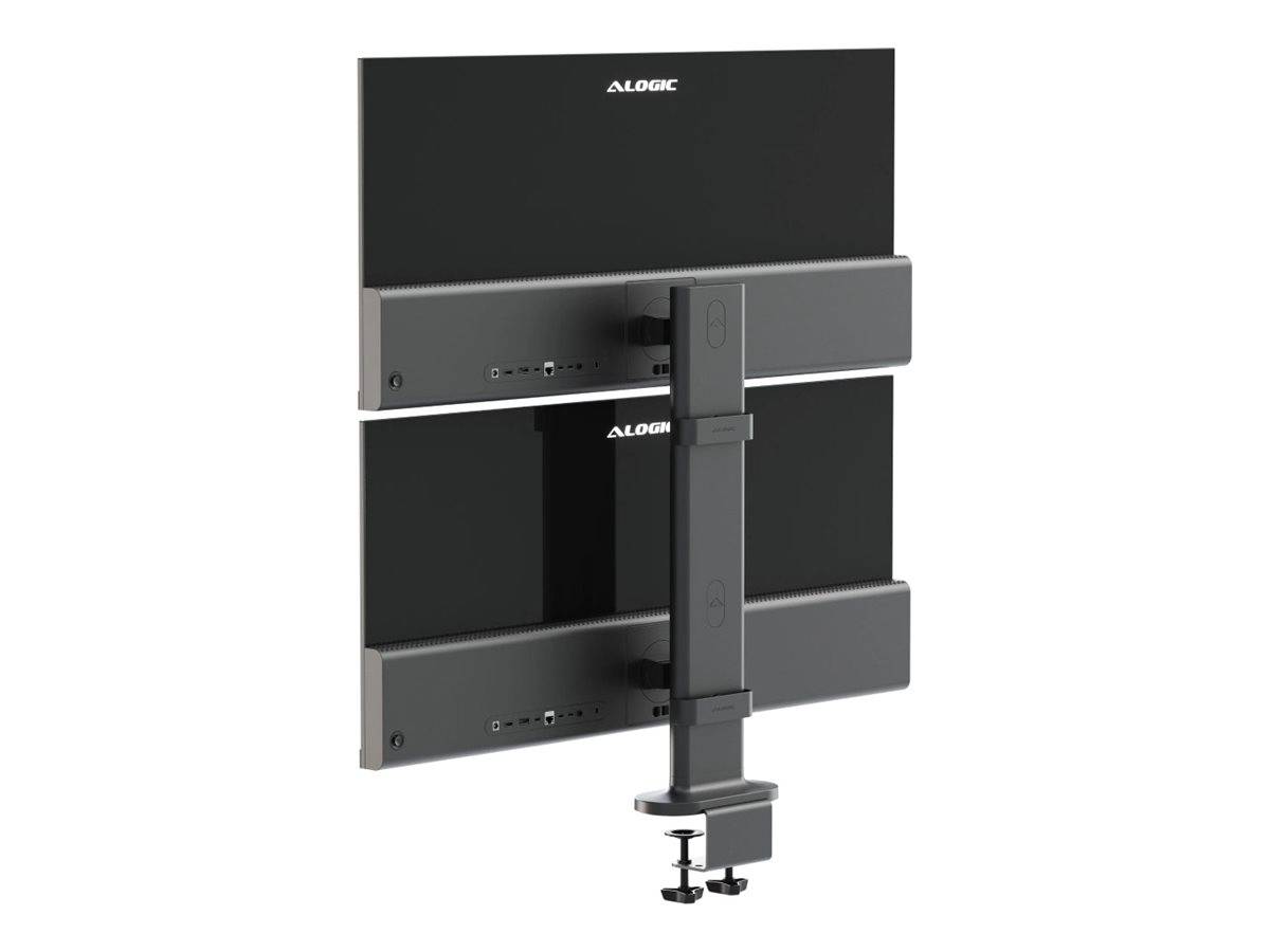 Elevate Dual Vertical Monitor Stand Space Grey-0