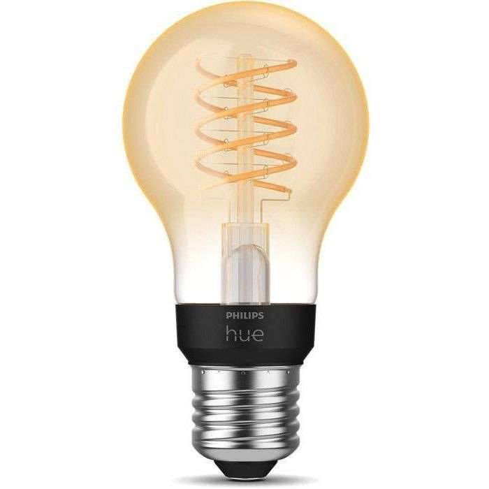Philips Hue White - Glühbirne mit LED-Filament - Form: A60 - E27 - 7 W (Entsprechung 40 W)-0