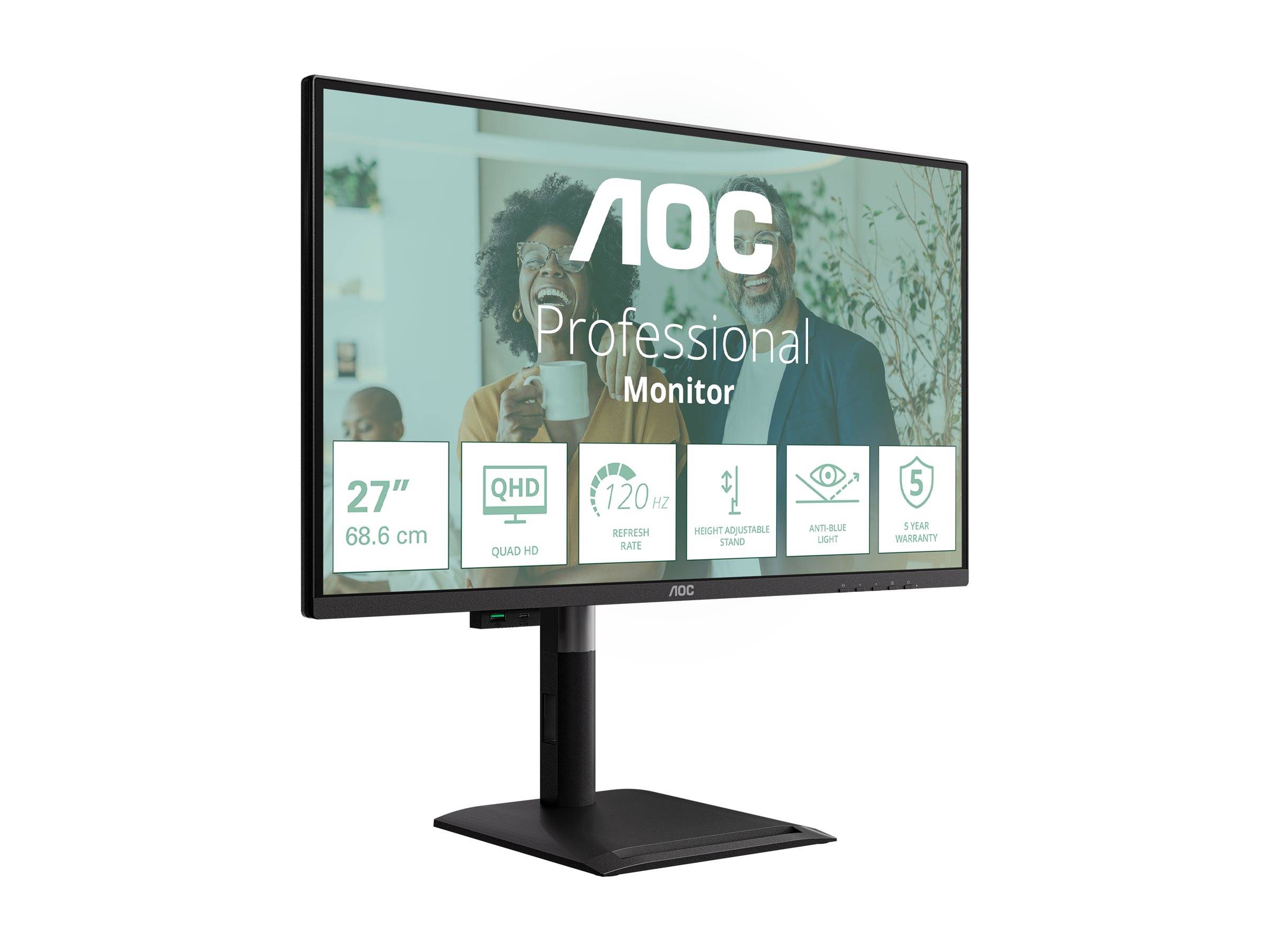AOC Pro-line Q27P4CV - P4 Series - LED-Monitor - 68.6 cm (27")-3