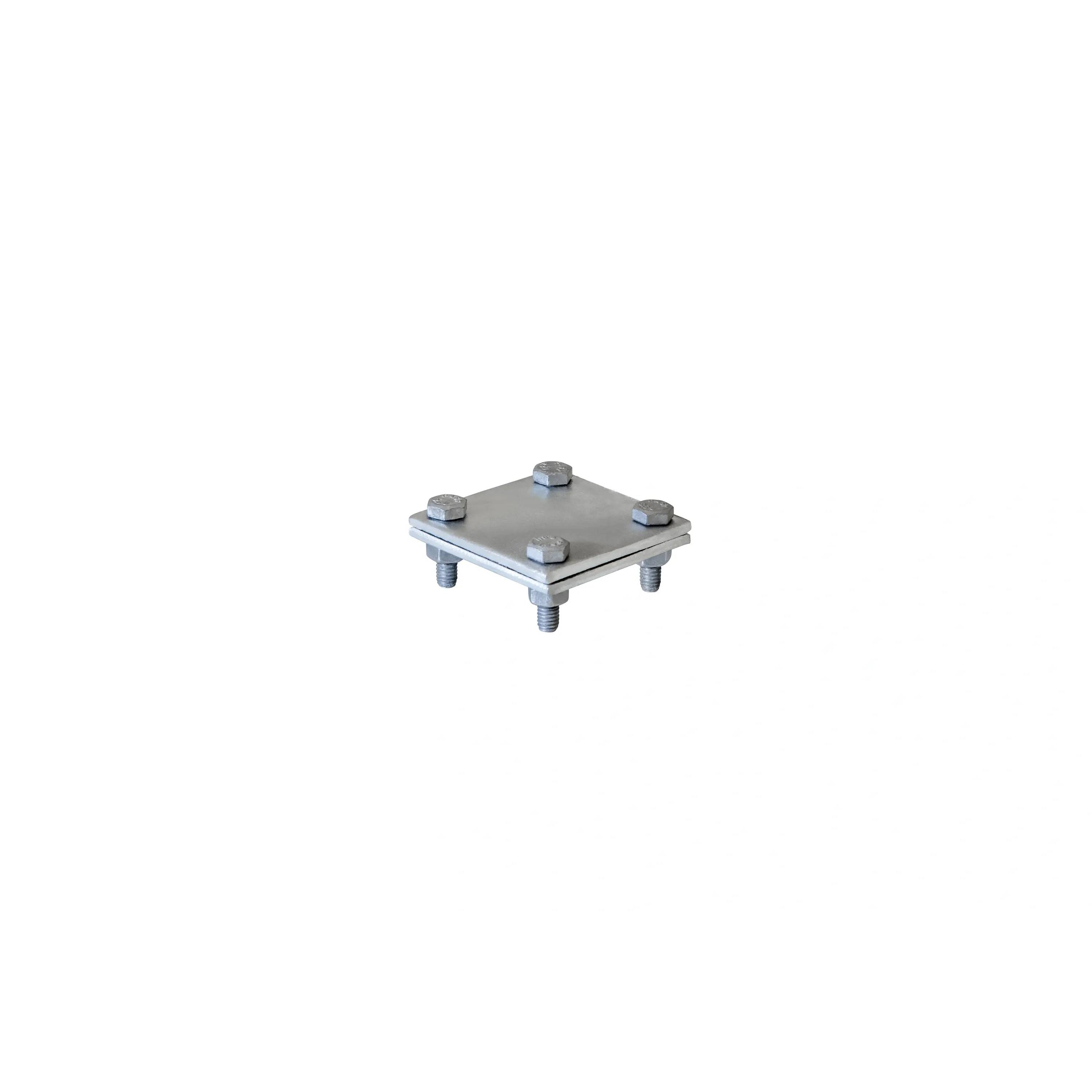 Obermoser Kreuzverbinder, Stahl, feuerverzinkt, 52x52, 3 mm, flach/flach, 1 Stk.-0