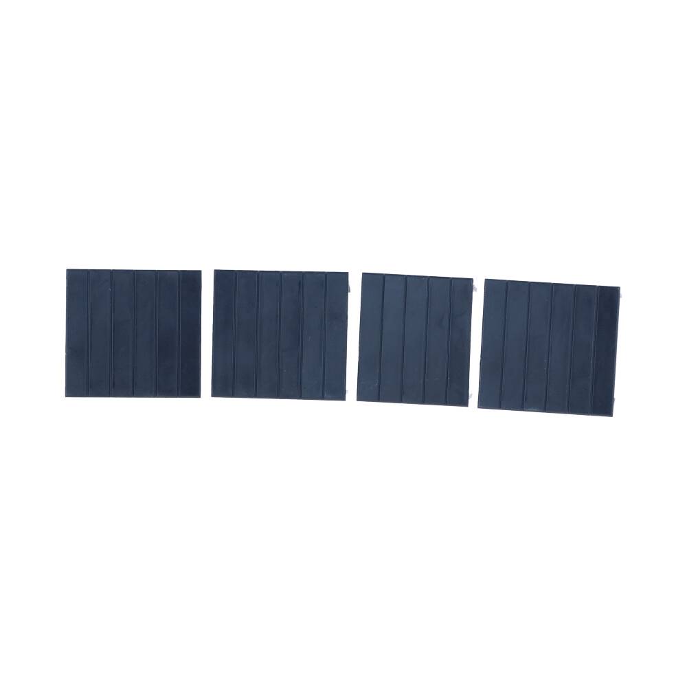 Abdeckplatten für 3HE DIN-Schienen-Schaltkasten, 4er-Satz-0