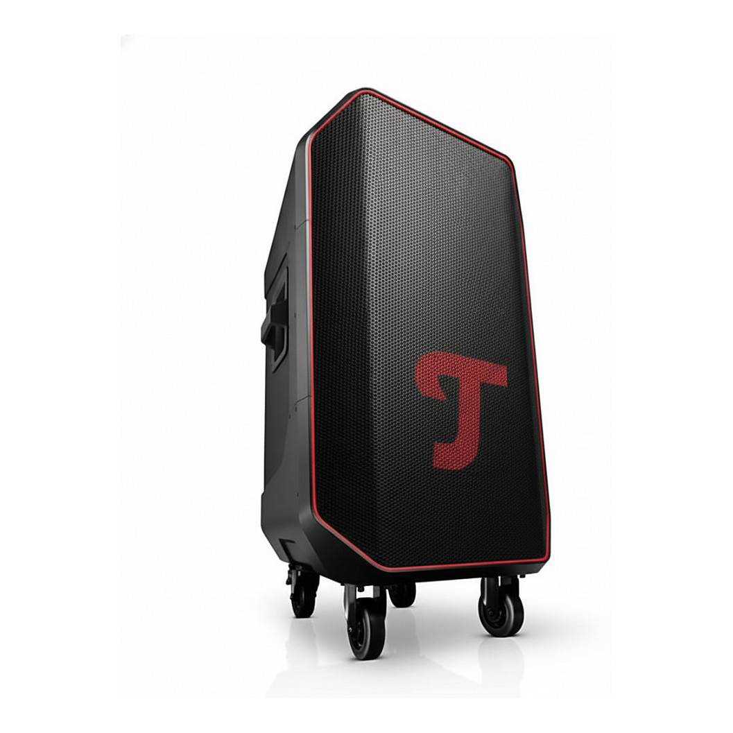 Teufel ROCKSTER 2 wireless Event-Bluetooth-Speaker black red Audio & Video Soundsysteme-0