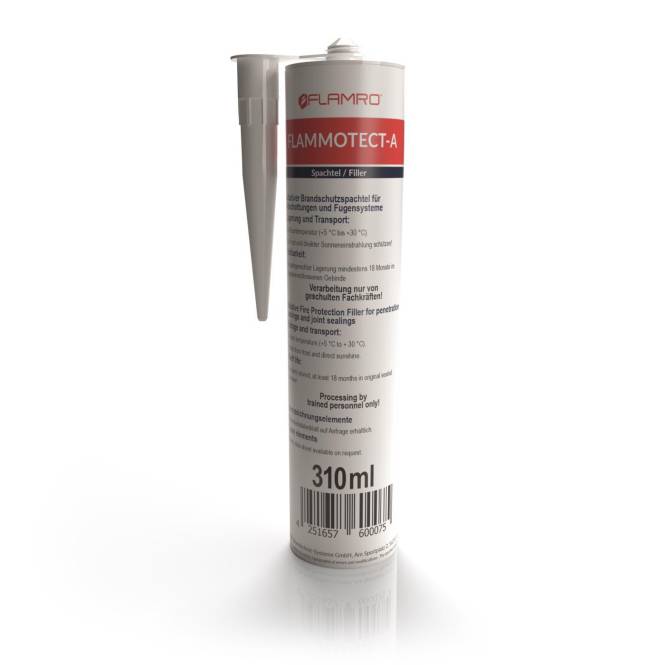 Flamro 01155115 FLAMMOTECT-A 310ml Ablative Brandschutz Spachtel Kartusche Install.Baumaterial-0