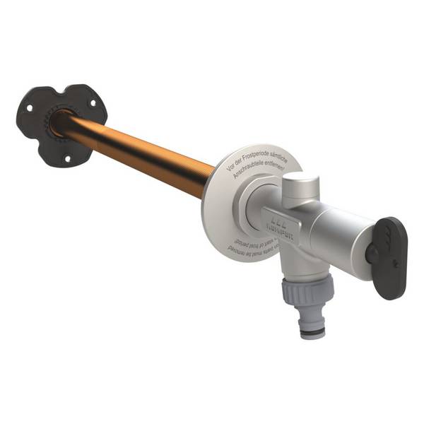 Kemper Frosti Außenarmatur frostsicher, Bausatz, 150-415mm, mit Steckschlüssel DN 15, PN 16, Figur 578 03