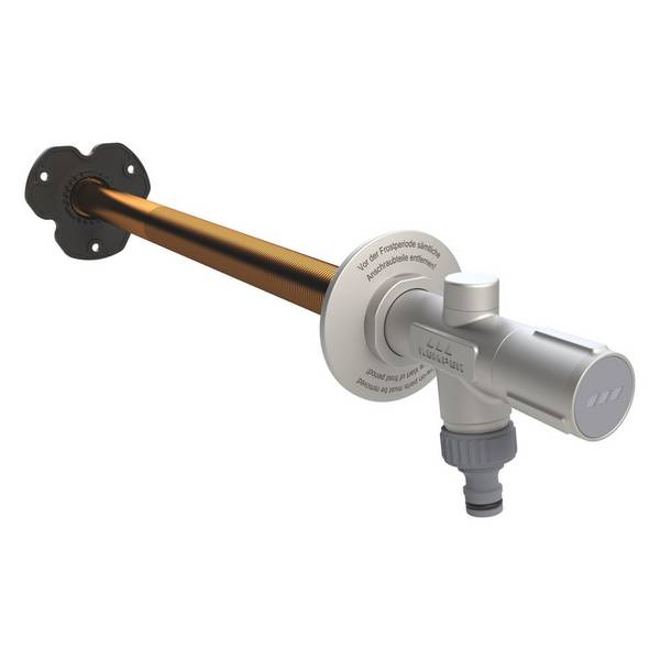 Kemper Frosti Außenarmatur frostsicher, Bausatz 150-415mm, mit Griff, DN 15, PN 16, Figur 578 00
