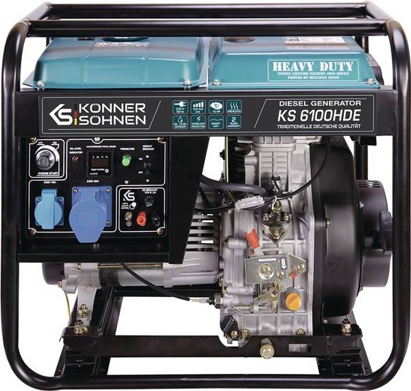 Stromerzeuger KS 6100 HDE 5 kW Diesel DIMAX
