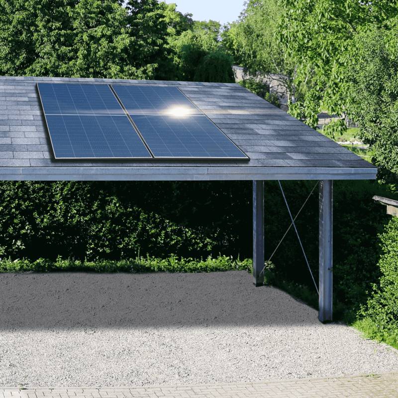 Symbolbild für 920W Balkonkraftwerk BIFAZIAL FULLBLACK komplett Steckdose ASTRO-E 800Watt Wechselrichter, Solaranlage 2x460W Glas-Glas