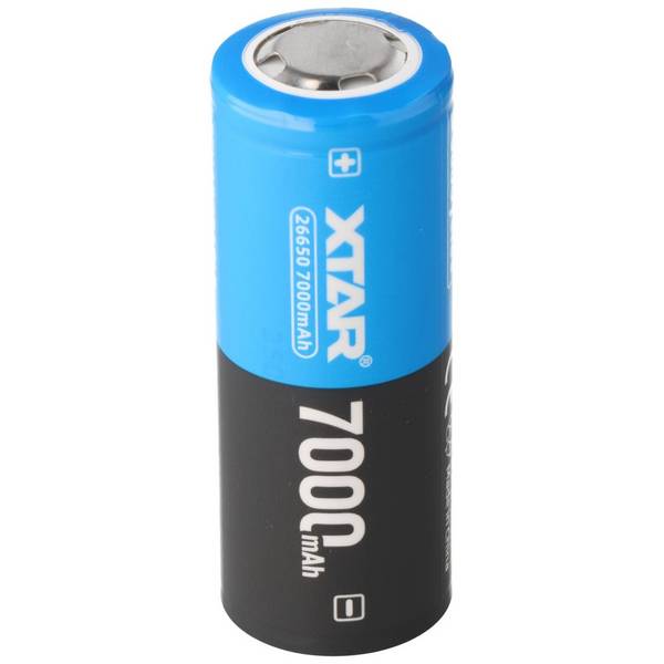 26650 Li-Ion Akku 7000mAh, 3,6 / 3,7 V, 69,3x26,5mm, PCB geschützt, 10 A