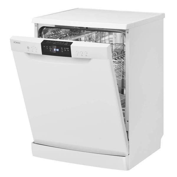 Bomann GSP 7419, Freistehend, Standardgröße (60 cm), Weiß, Tasten, Berührung, LED, Korb & Schublade