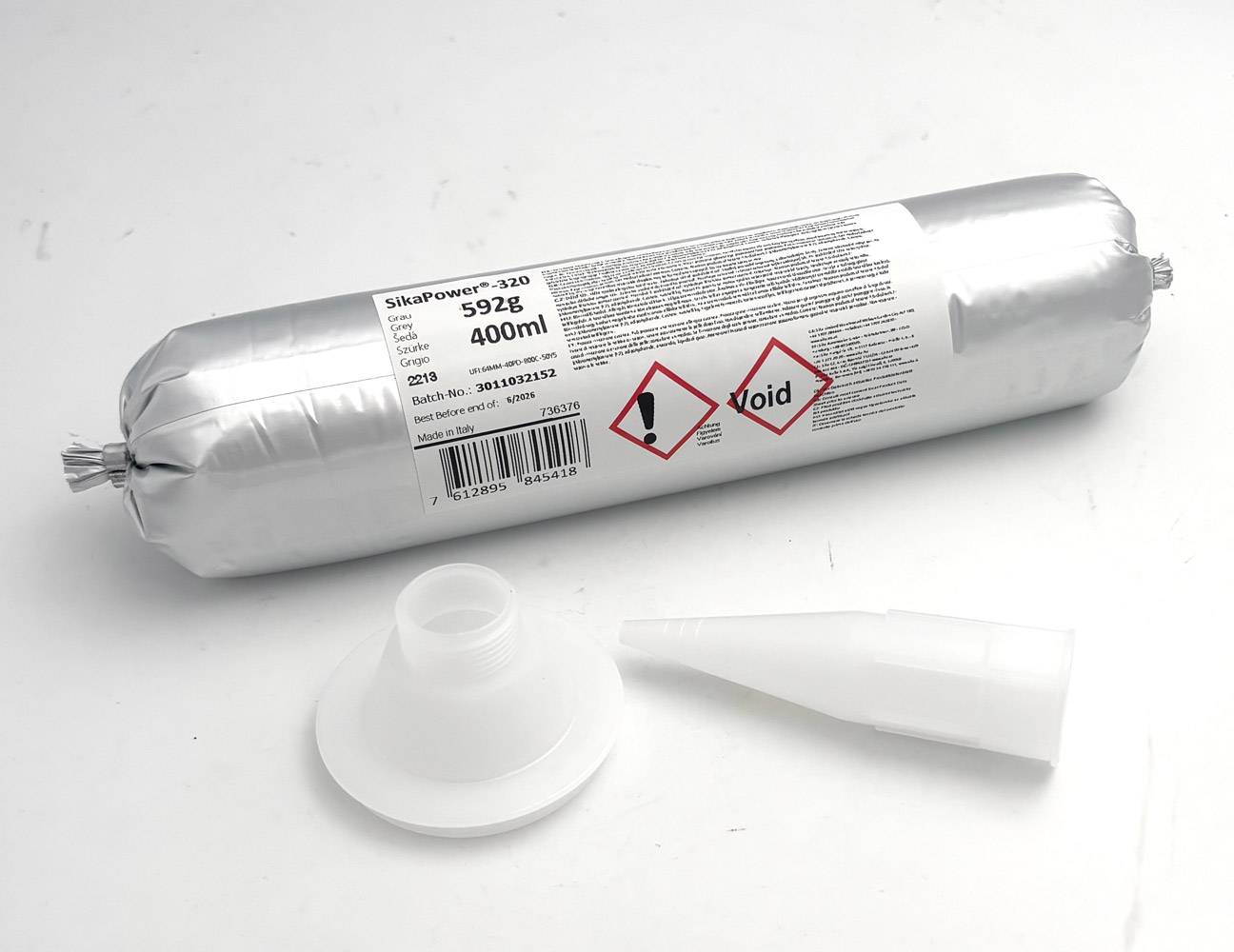 SikaPower 320 hitzehärtender Dichtstoff 400ml Beutel-0