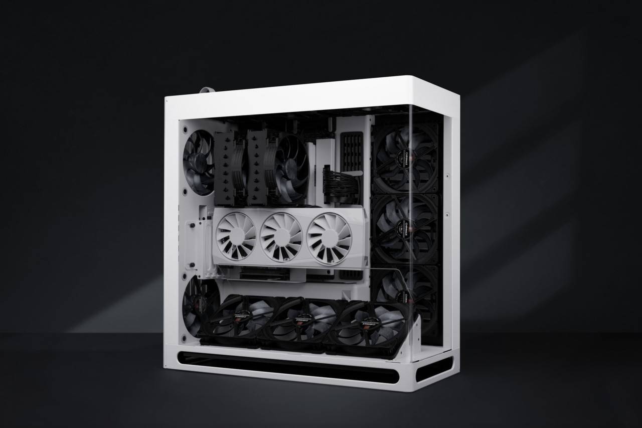 Noctua NF-A14x25r G2 PWM Sx2-PP chromax.black Gehäuseluefter 140 mm Gehäuse-Lüfter 12 V-1