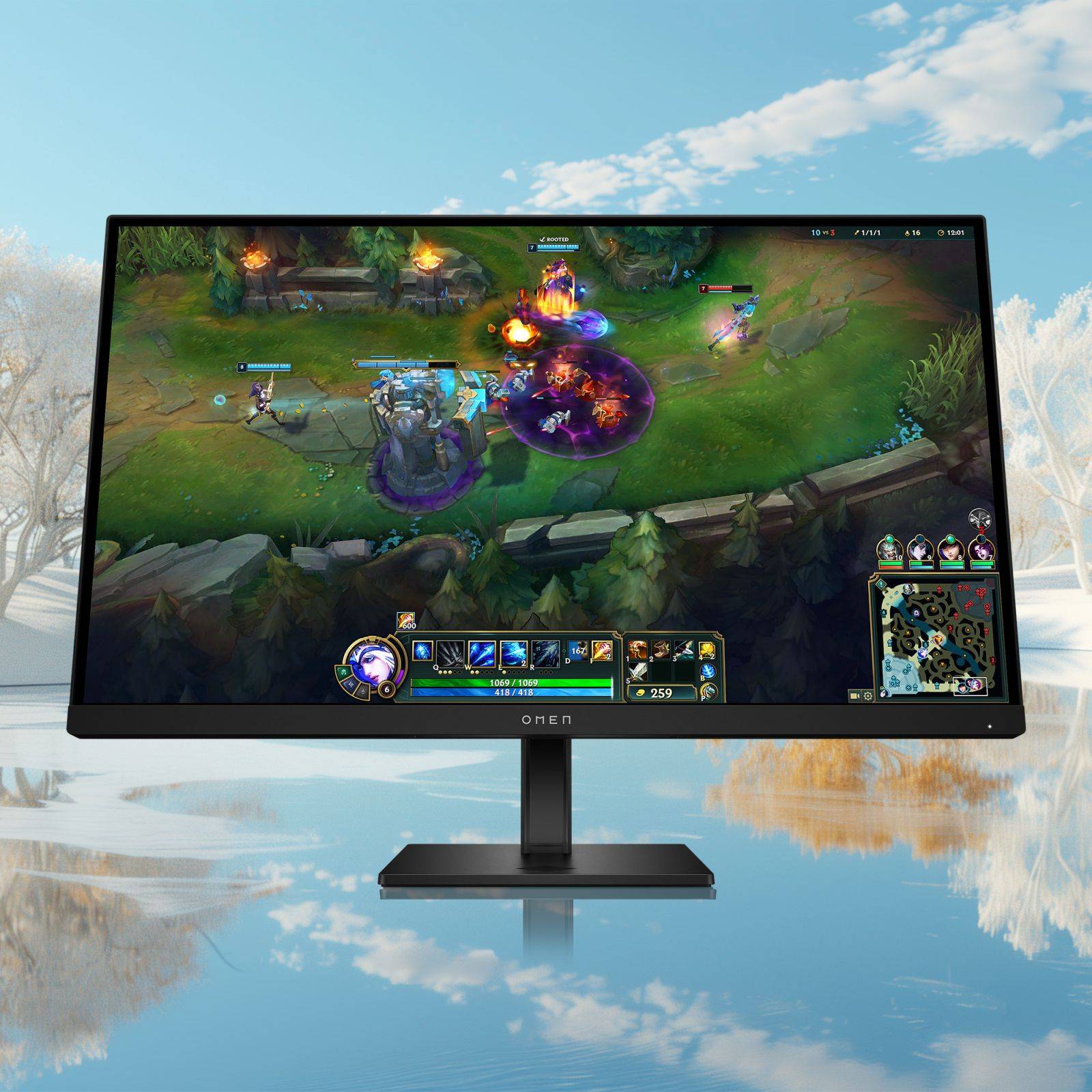 HP - OMEN by HP 27 G2 - LED-Monitor - Gaming - gebogen - 68.6 cm (27")-3