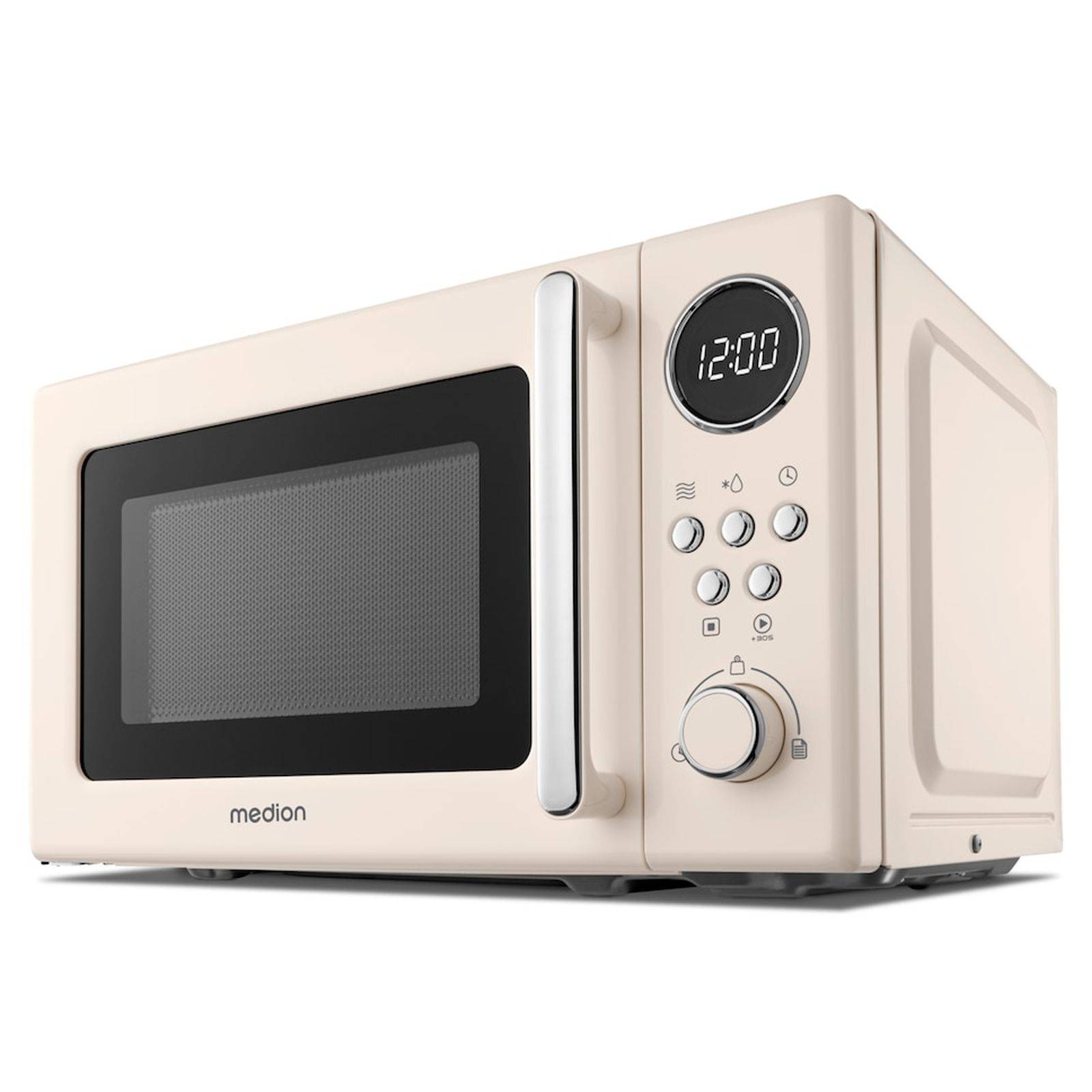 Medion MD15000 Retro Mikrowelle Solo beige-3