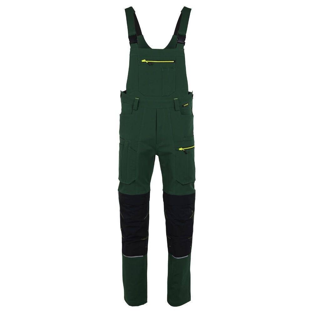 PLANAM rECOline Latzhose, 6723, grün/schwarz, Größe 28-0