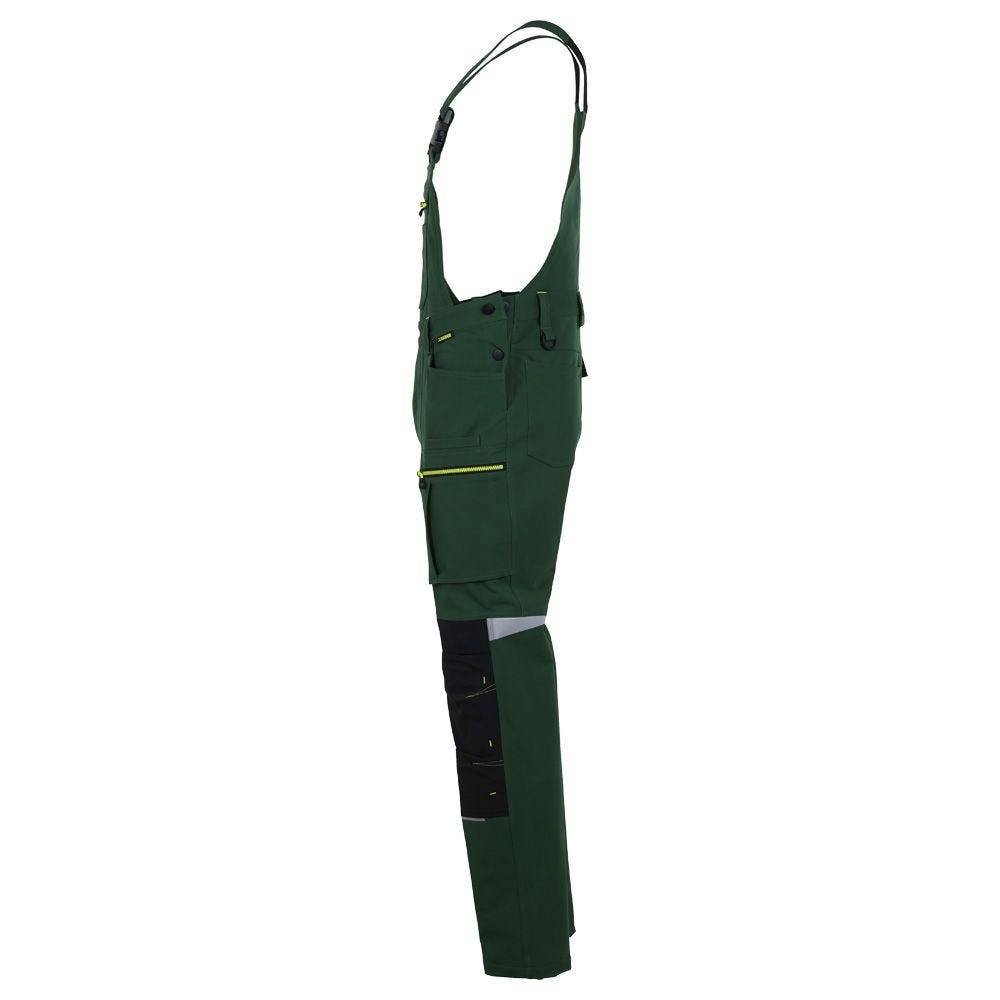 PLANAM rECOline Latzhose, 6723, grün/schwarz, Größe 28-1