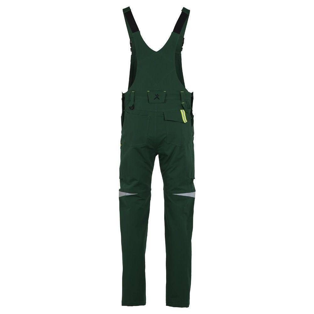 PLANAM rECOline Latzhose, 6723, grün/schwarz, Größe 28-3