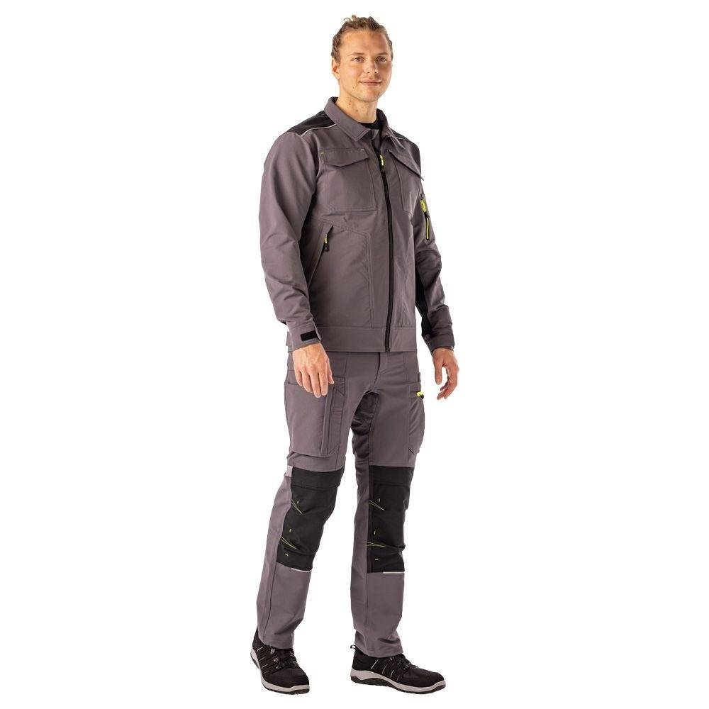 PLANAM rECOline Bundhose, 6711, schiefer/schwarz, Größe 102-4