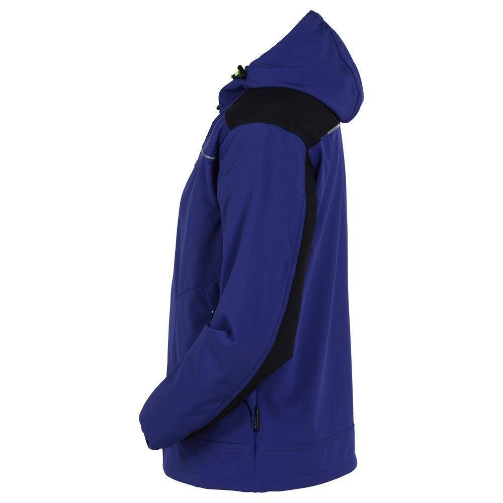 PLANAM rECOline Softshelljacke, 6752, kornblumenblau/schwarz, Größe 4XL-1