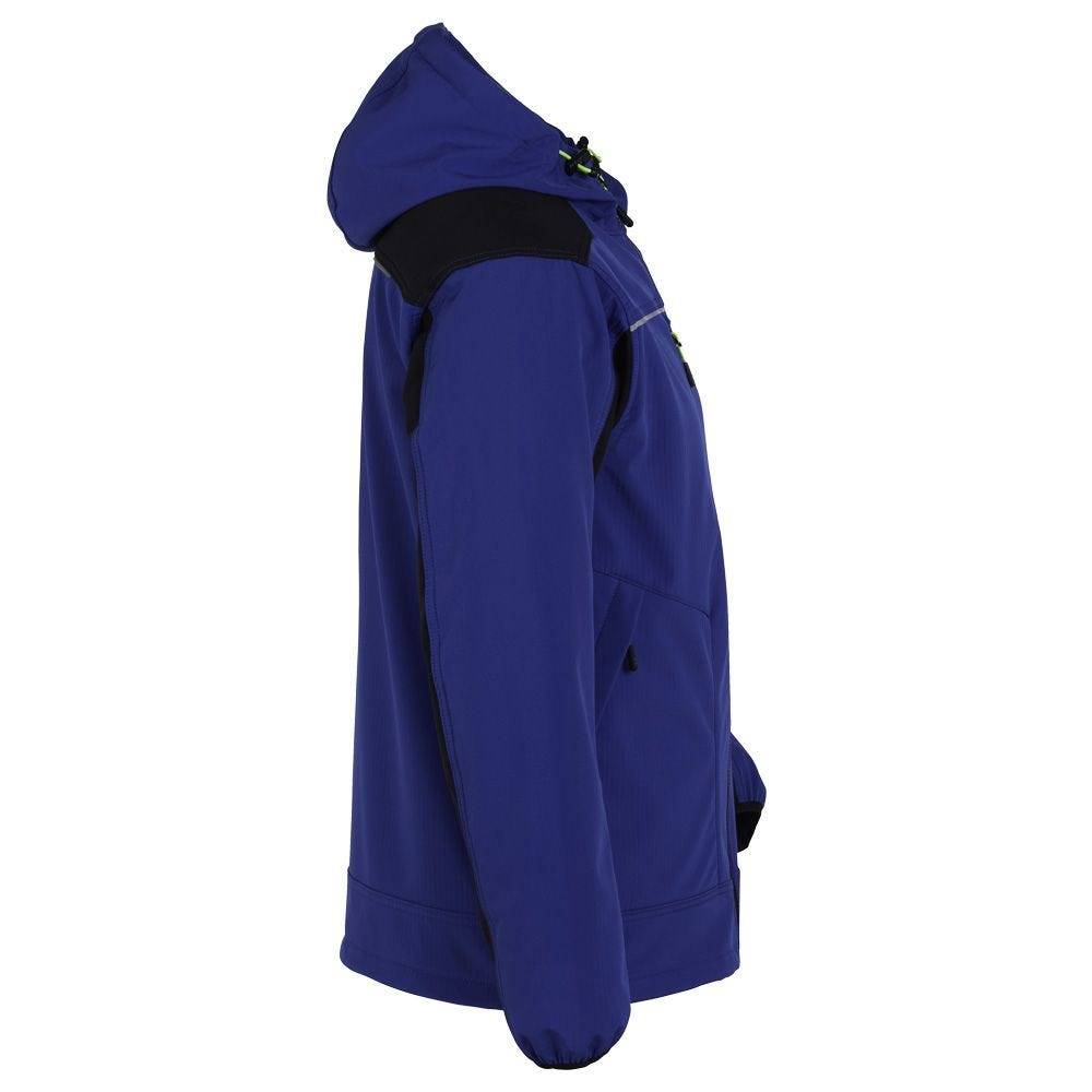 PLANAM rECOline Softshelljacke, 6752, kornblumenblau/schwarz, Größe 4XL-2