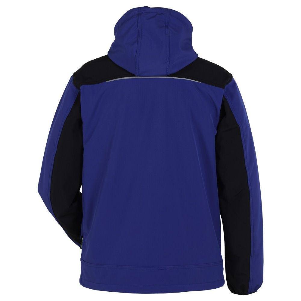 PLANAM rECOline Softshelljacke, 6752, kornblumenblau/schwarz, Größe 4XL-3