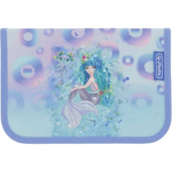 Schüleretui 31-teilig Polyester BxHxT 205x38x140mm Mystic Mermaid-0