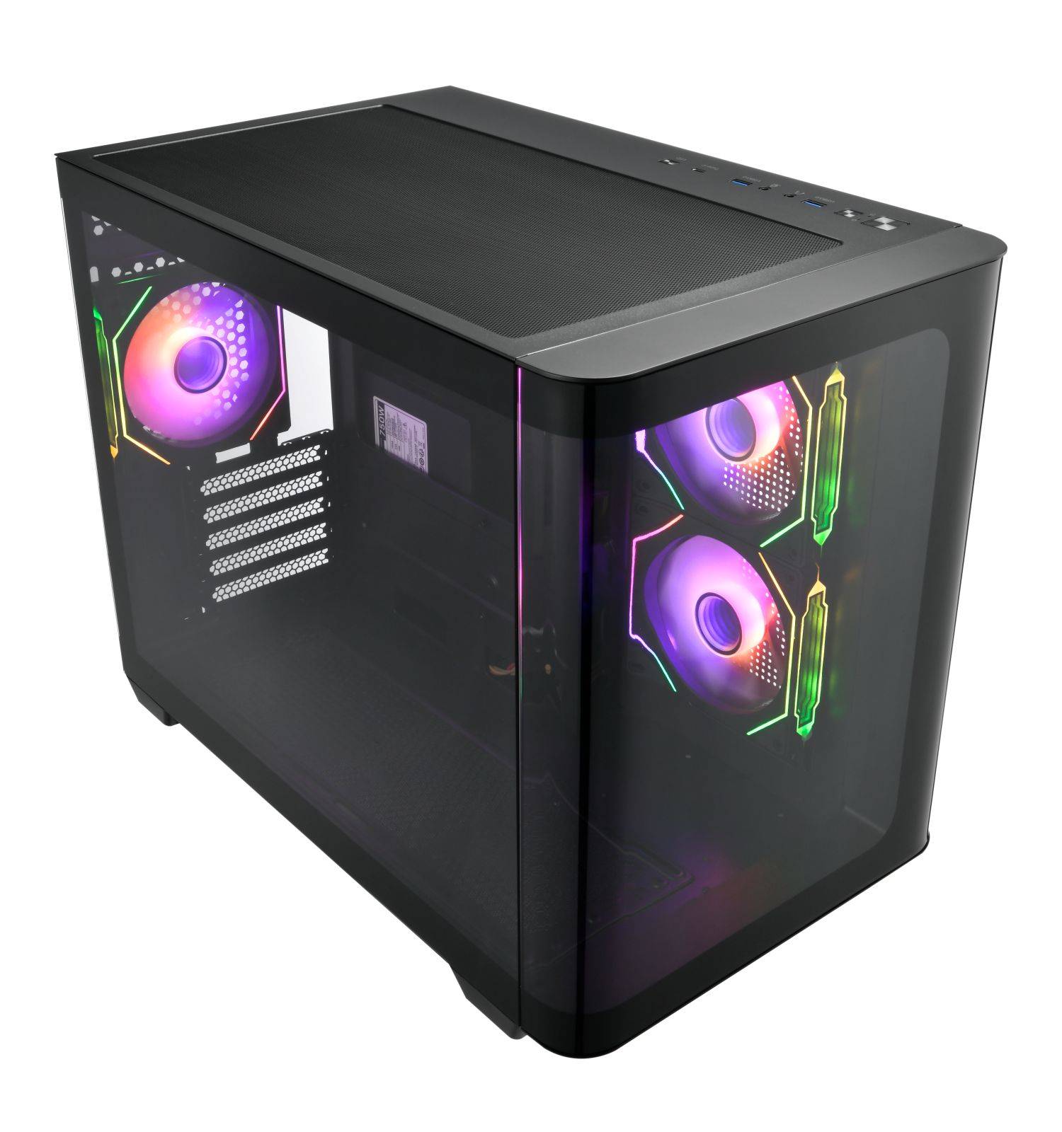 FSP - Geh Mini S380-BA Micro-ATX/Mini-ITX o.N. Black retail - ATX-2