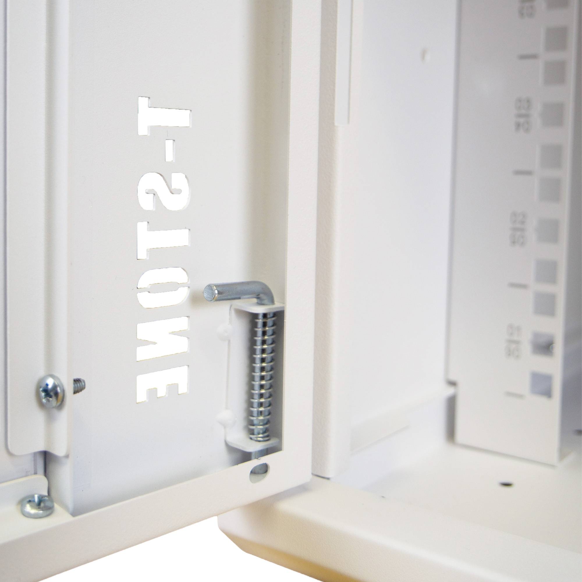19 Zoll Netzwerkschrank – 6 HE Traglast 80 kg unmontiert – Wandmontage 450 mm Tiefe – leichter Aufbau - Flatpack-3