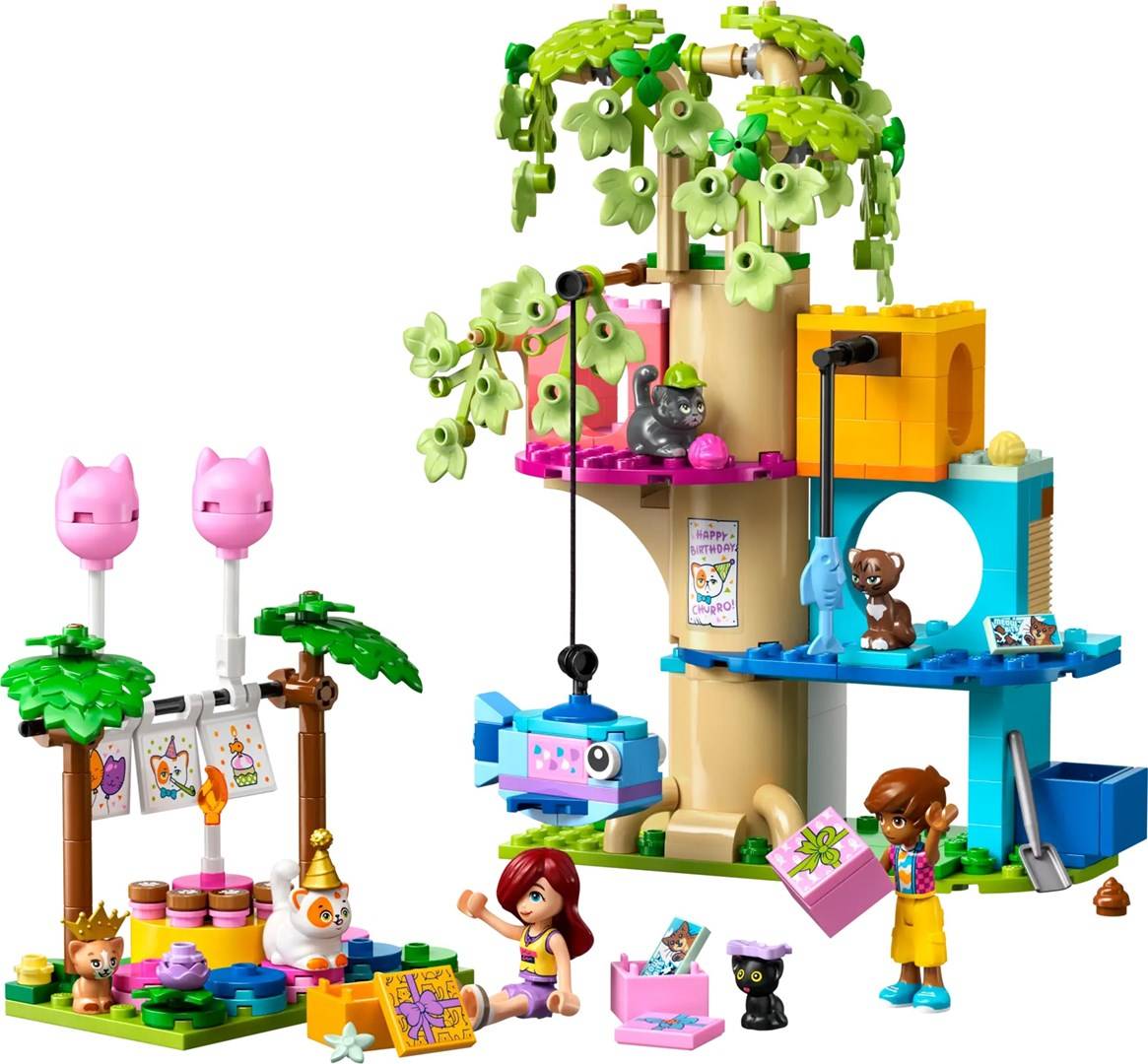 LEGO - Friends Katzengeburtstagsparty & Baumhaus-2