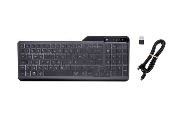 HP 400 - Tastatur - kompakte Größe, 2-Zonen-Layout