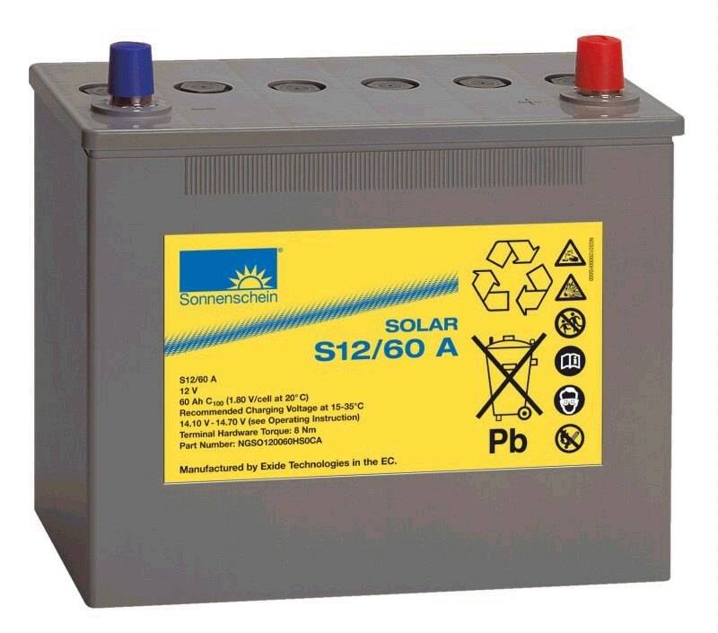 Solar-Gelbatterie 60 Ah-0