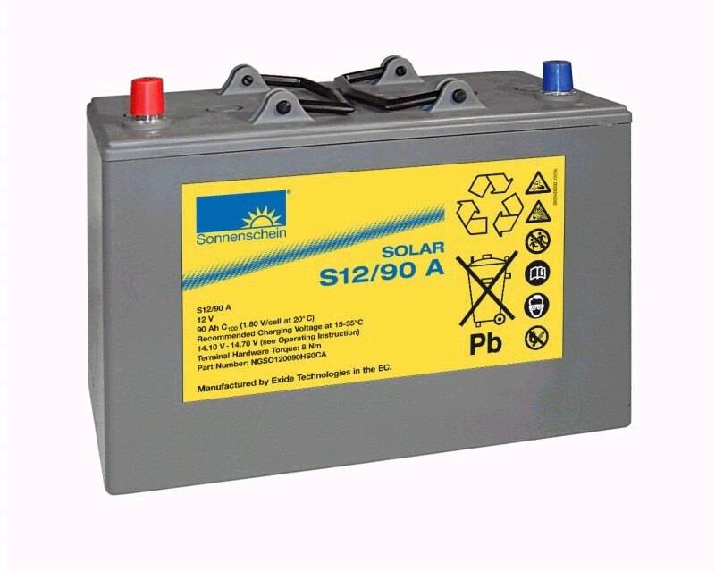 Solar-Gelbatterie 90 Ah-0