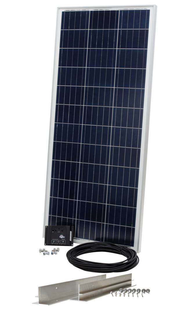 SUNkit®Solarstrom-Set 100 Watt, 12 V mit Caravan-Halterung