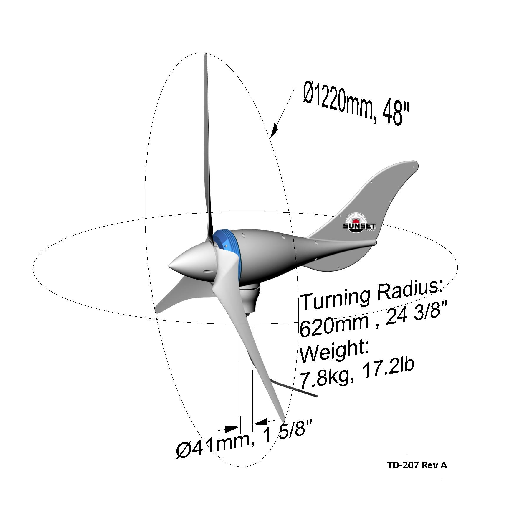 Windgenerator WG 1200-3