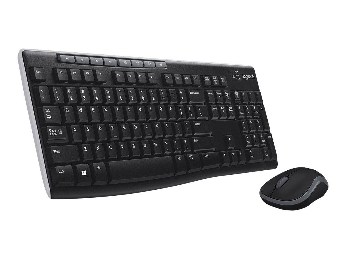 Logitech MK270 RF Wireless AZERTY Französisch Schwarz Tastatur Combo-4