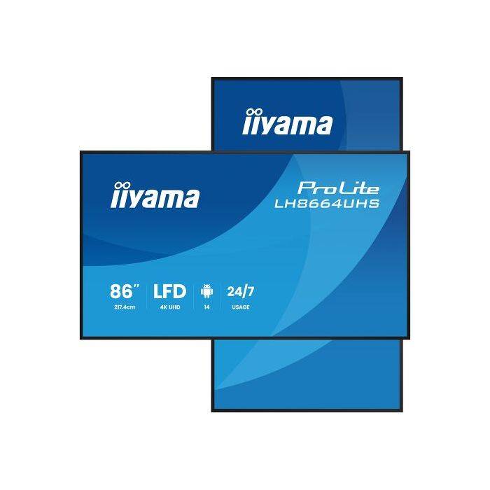 iiyama 86"W LCD 4K UHD IPS Black-2