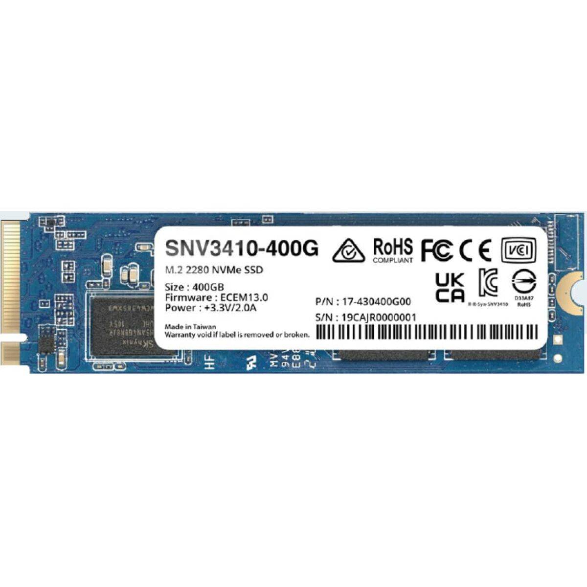 Synology SNV3410 - SSD - 400 GB - intern - M.2 2280 - PCIe 3.0 x4 (NVMe)-1